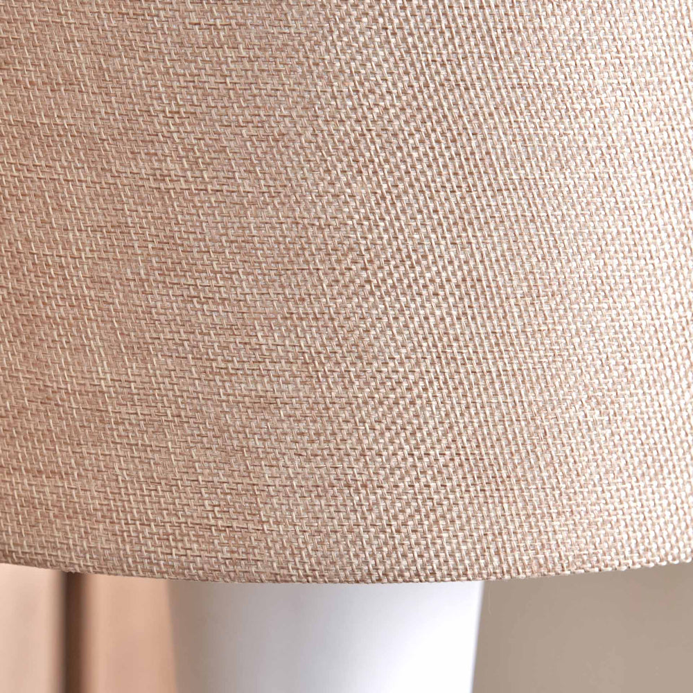 Alyza White Ceramic Bedside Table Lamp Set Of 2