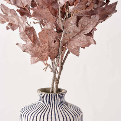 Mulberry Brown Maple Leaf Stem