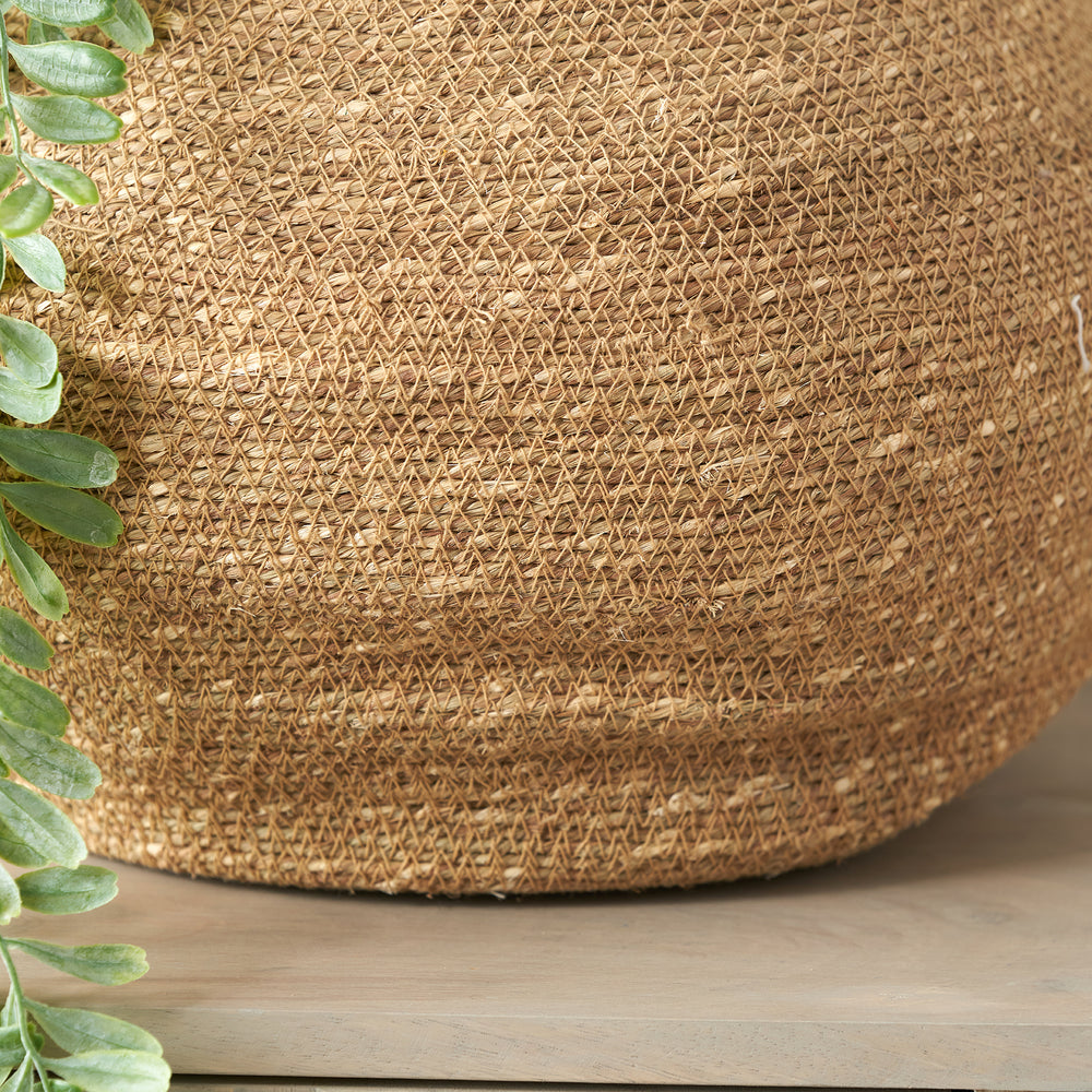 Kati Seagrass Natural Urn Shaped Basket