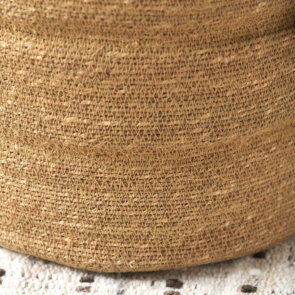 Kati Seagrass Natural Ribbed Basket