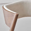 Meava Natural Linen Dining Chair