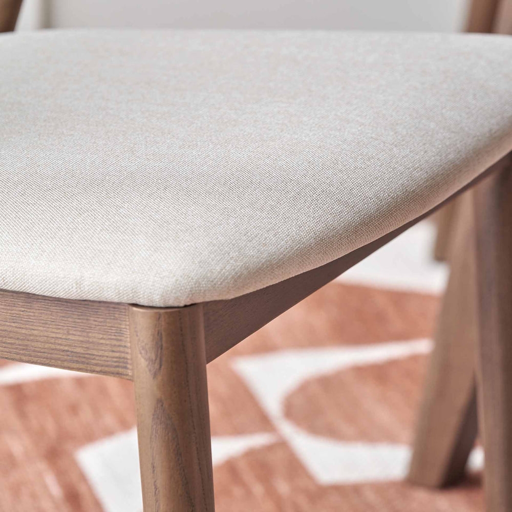 Meava Natural Linen Dining Chair