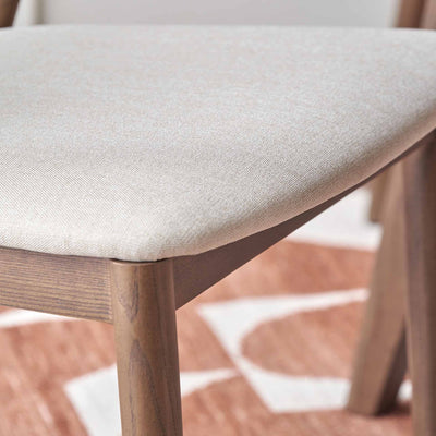 Meava Natural Linen Dining Chair