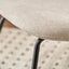 Gia Natural Chenille Lounging Chair and Footstool