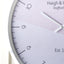 Reid Silver Metal Printed Face Wall Clock