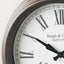Berkley Antique Bronze Indoor Outdoor Wall Clock