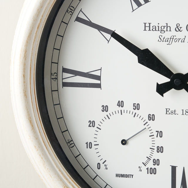 Berkley Antique Gold Indoor Outdoor Wall Clock