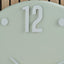 Fulton Grey and Silver Retro Wall Clock