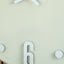Fulton Grey and Silver Retro Wall Clock