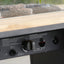 Cosibridge Teak and Black Rectangle Fire Pit Table