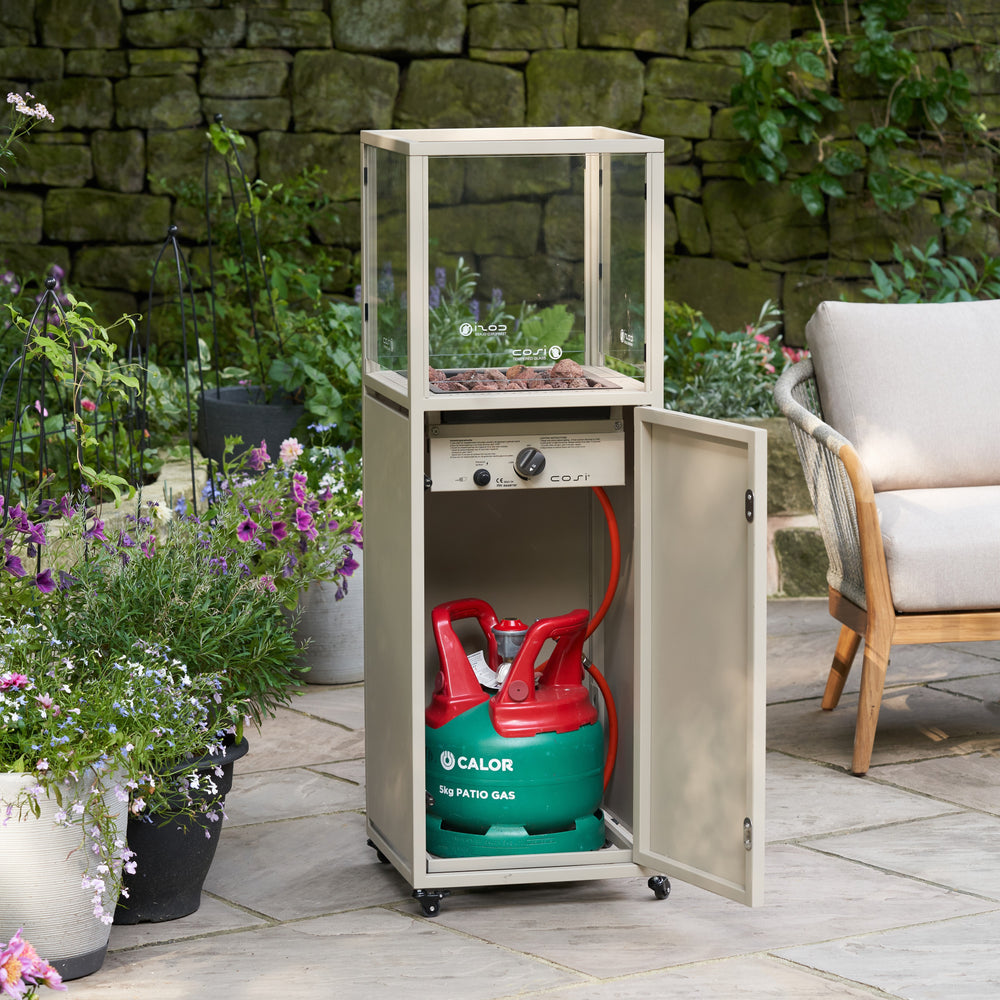 Cosipillar Sandy Beige Large Fire Lantern