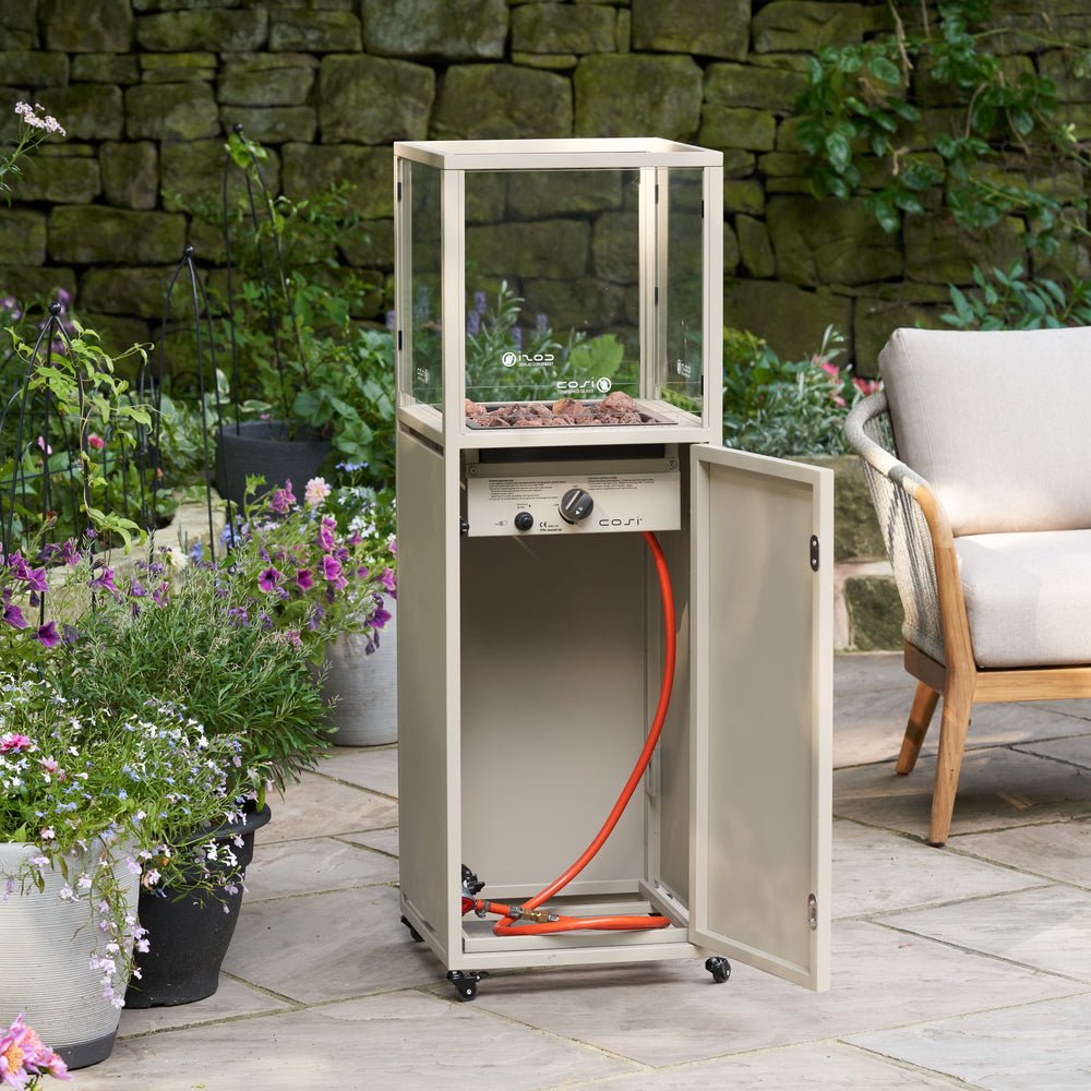 Cosipillar Sandy Beige Large Fire Lantern