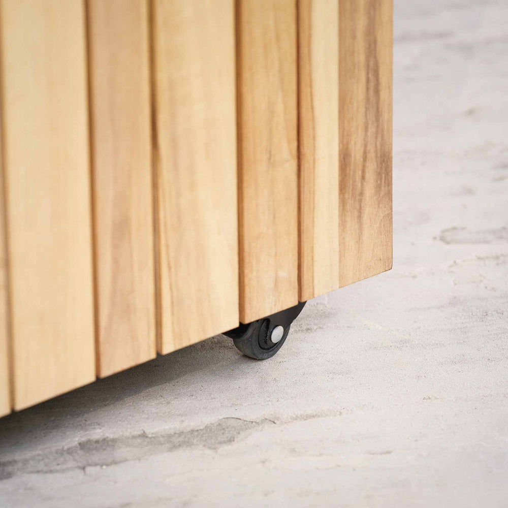 Cosipillar Teak Square Fire Lantern