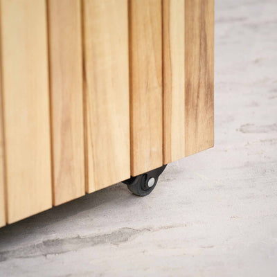 Cosipillar Teak Square Fire Lantern