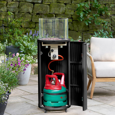 Cosipillar Tube Black Fire Lantern