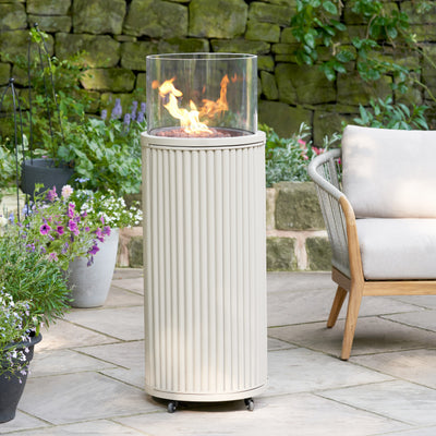 Cosipillar Tube Sandy Beige Fire Lantern
