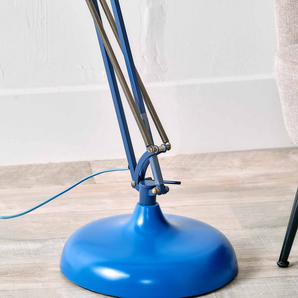 Designers Guild Tortona Cobalt Blue Task Floor Lamp