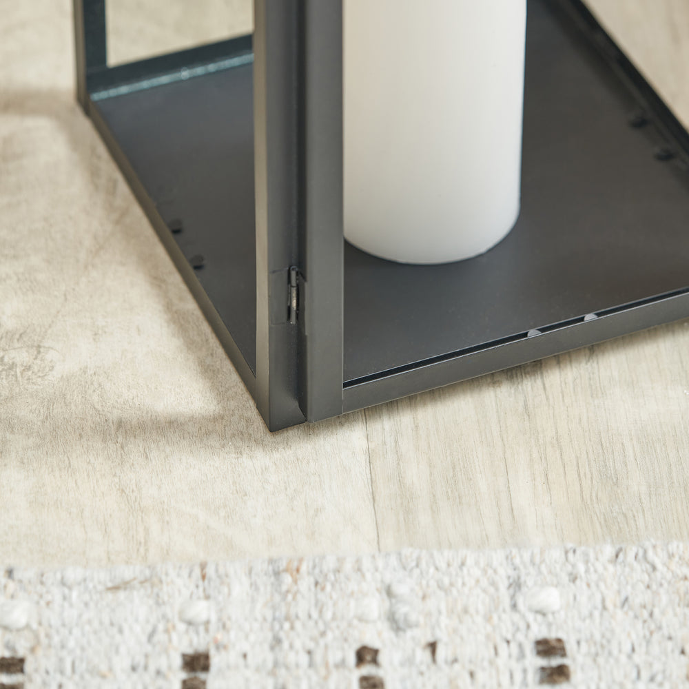 Miley Black Large Lantern