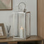 Miley Silver Large Lantern