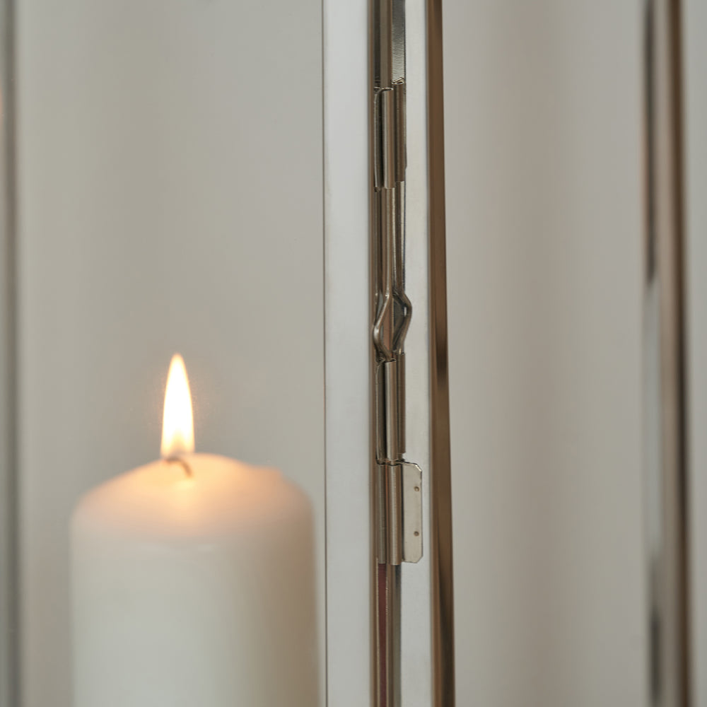 Miley Silver Large Lantern
