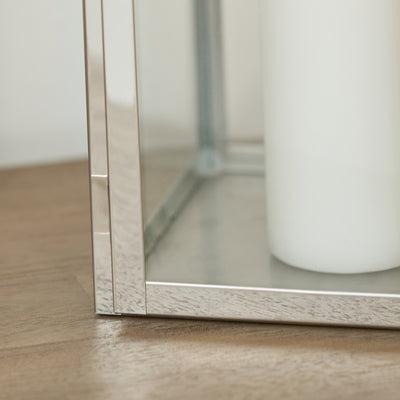 Miley Silver Medium Lantern