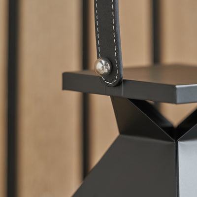 Ernsley Black Medium Tall Lantern