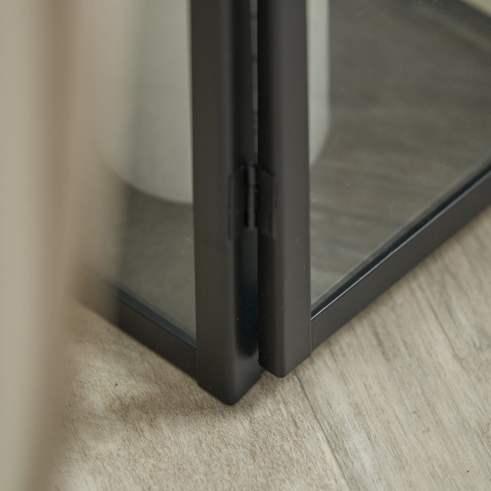 Ernsley Black Medium Tall Lantern