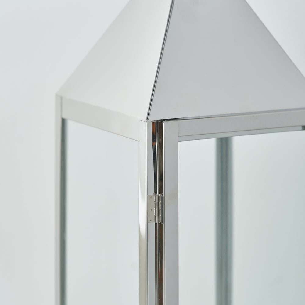 Ernsley Silver Large Tall Lantern