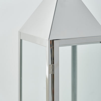 Ernsley Silver Large Tall Lantern