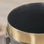 Barrique Brass and Matt Black Floor Planter