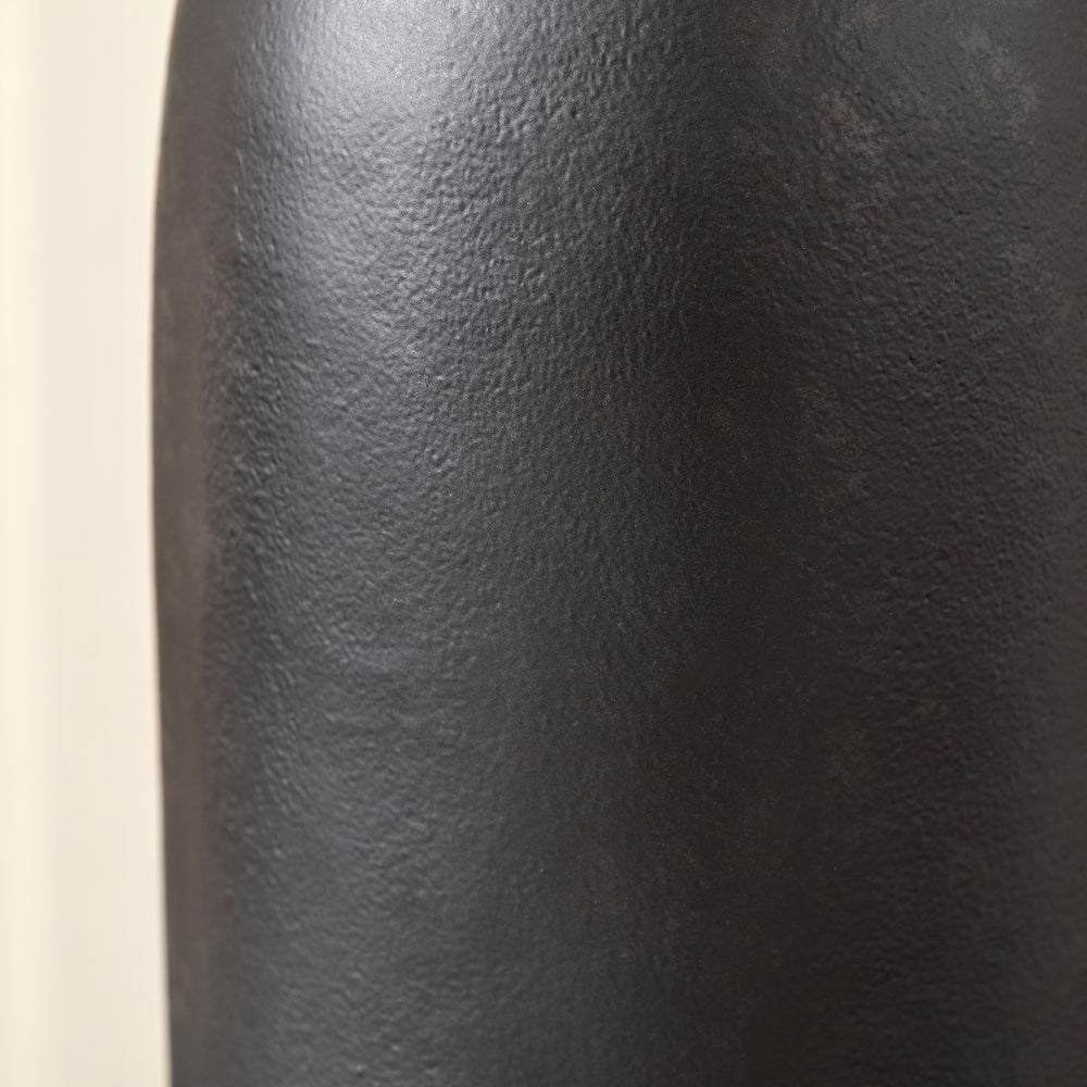 Anton Black Bullet Vase Tall