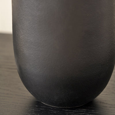 Anton Black Bullet Vase Tall