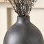 Anton Black Bullet Vase