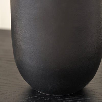 Anton Black Bullet Vase
