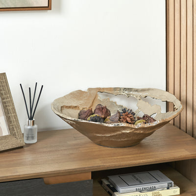 Henrico Gold Openwork Decorative Bowl
