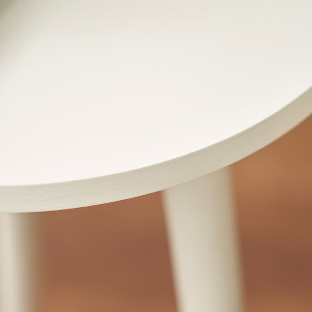Stockton Linen Pine Wood Side Table