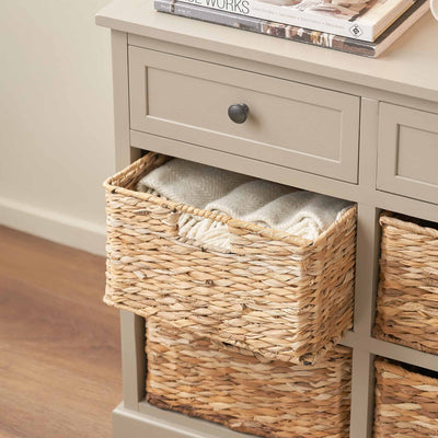 Hartland Pine Wood and Banana Leaf Living Room Furniture Set