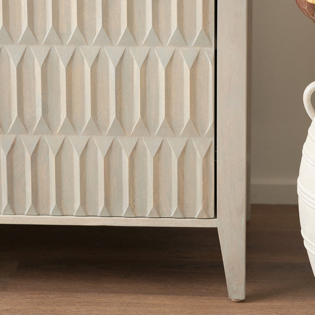 Pai Light Grey Mango Wood Sideboard