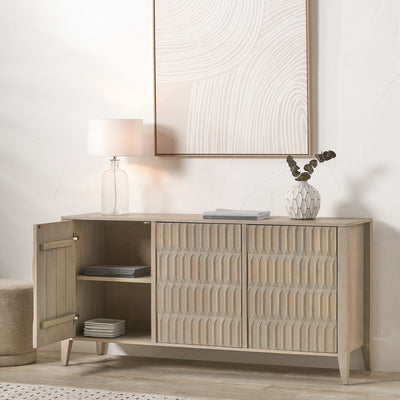 Pai Light Grey Mango Wood Sideboard