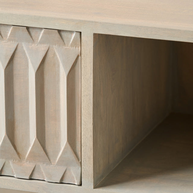 Pai Light Grey Mango Wood Console Table