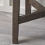 Reya Dark Brown Ribbed Oak Wood Unit