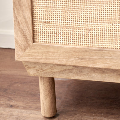 Hendrix Natural Rattan 2 Door Cabinet