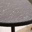 Marco Black Marble Small Side Table