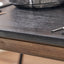 Giovanna Black and Natural Acacia Wood Dining Table
