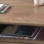 Giovanna Black and Natural Acacia Wood Coffee Table
