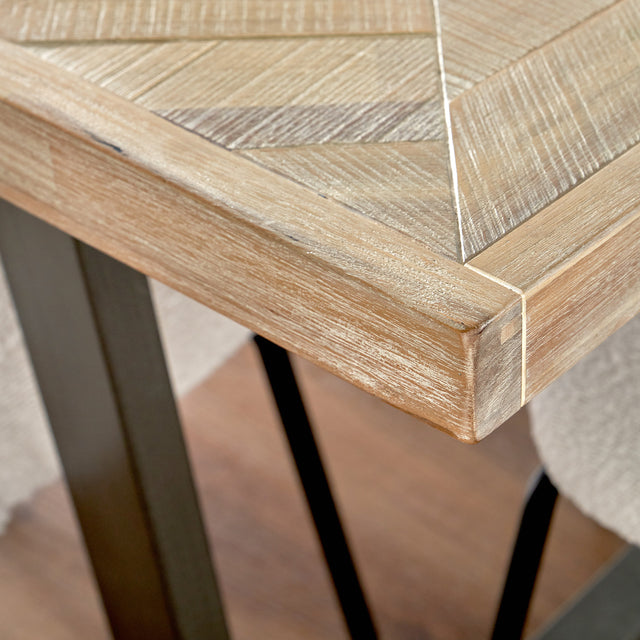 Renzo Large Acacia Wood Dining Table
