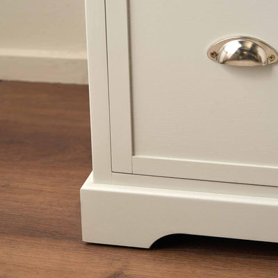 Stockton Linen Pine Wood Living Room Furniture Set