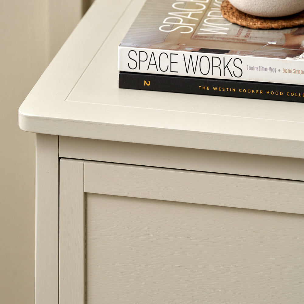 Stockton Linen Wood Drawer Unit