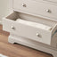 Stanton Oak and Parchment Wood 5 Drawer Unit