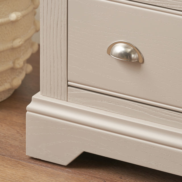 Stanton Oak and Parchment Wood 7 Drawer Unit